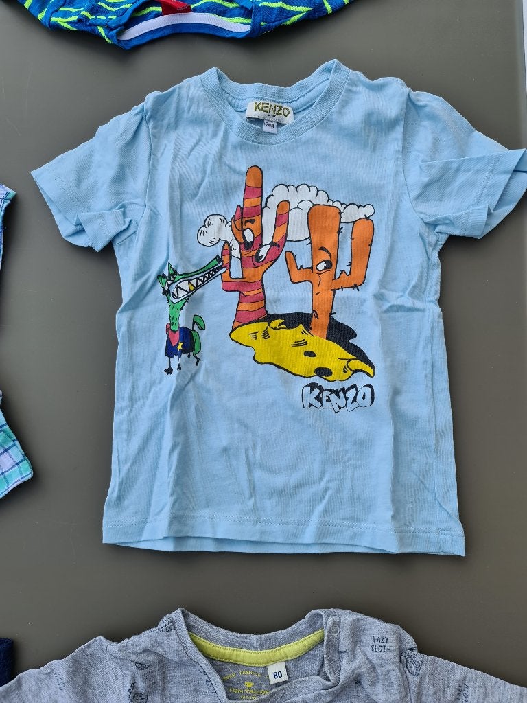 trui, t-shirt met cactussen Kenzo 86, Ophalen, Zo goed als nieuw
