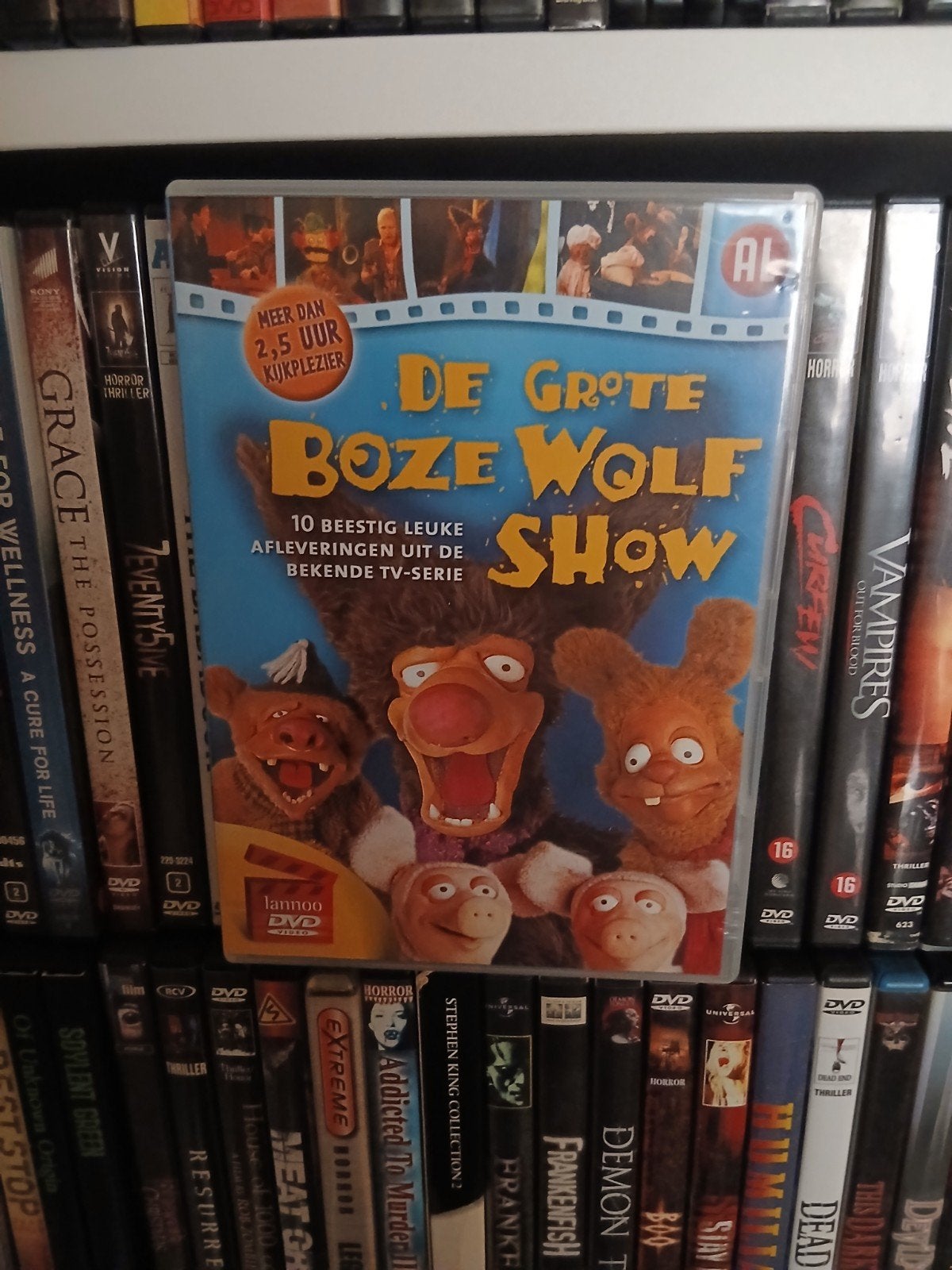 De grote boze wolf show dvd, Ophalen