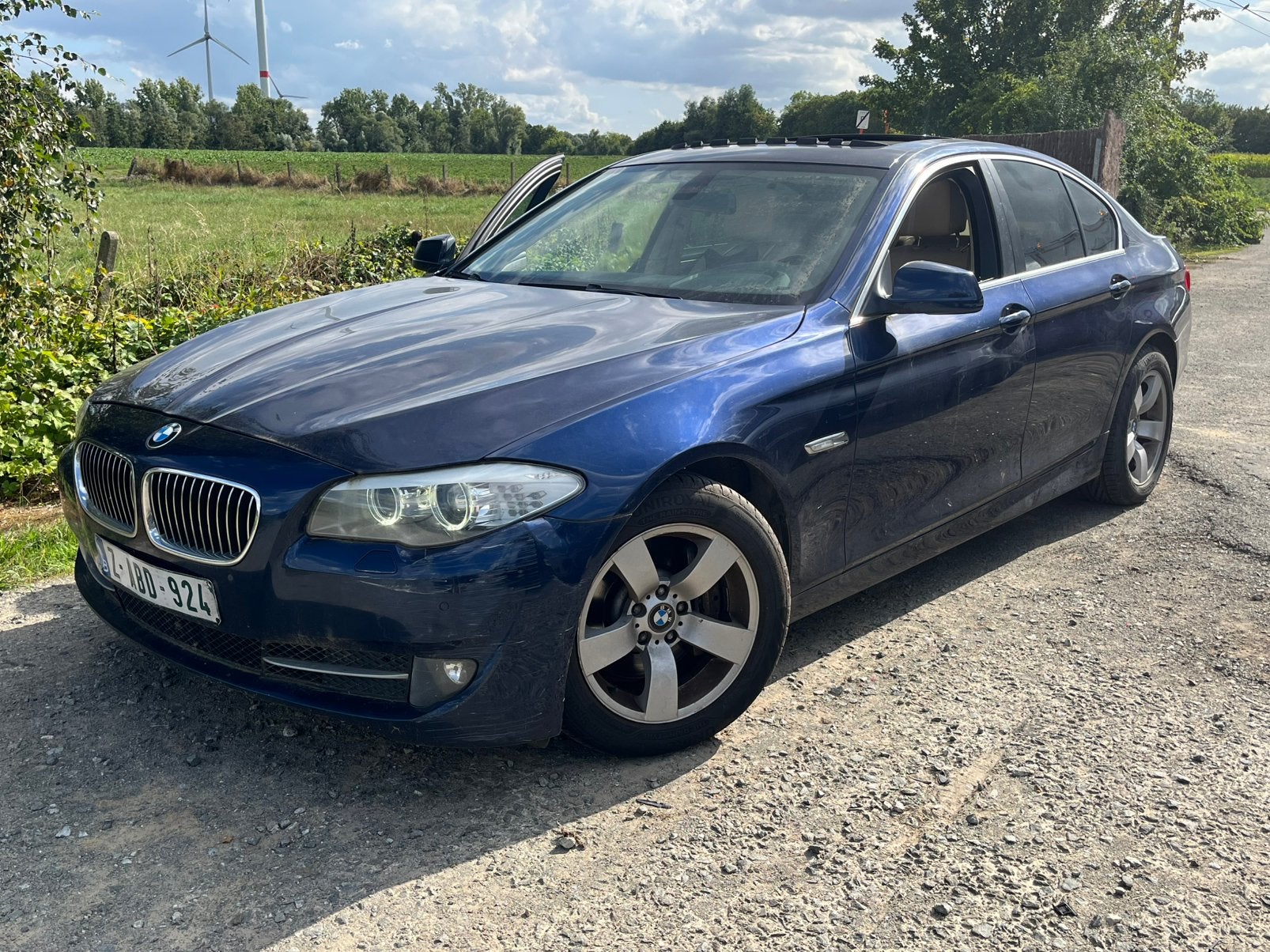 BMW 525D - 185.000 km - AUTOMAAT, Auto's, BMW, Automaat, Euro 5, Achterwielaandrijving, Beige