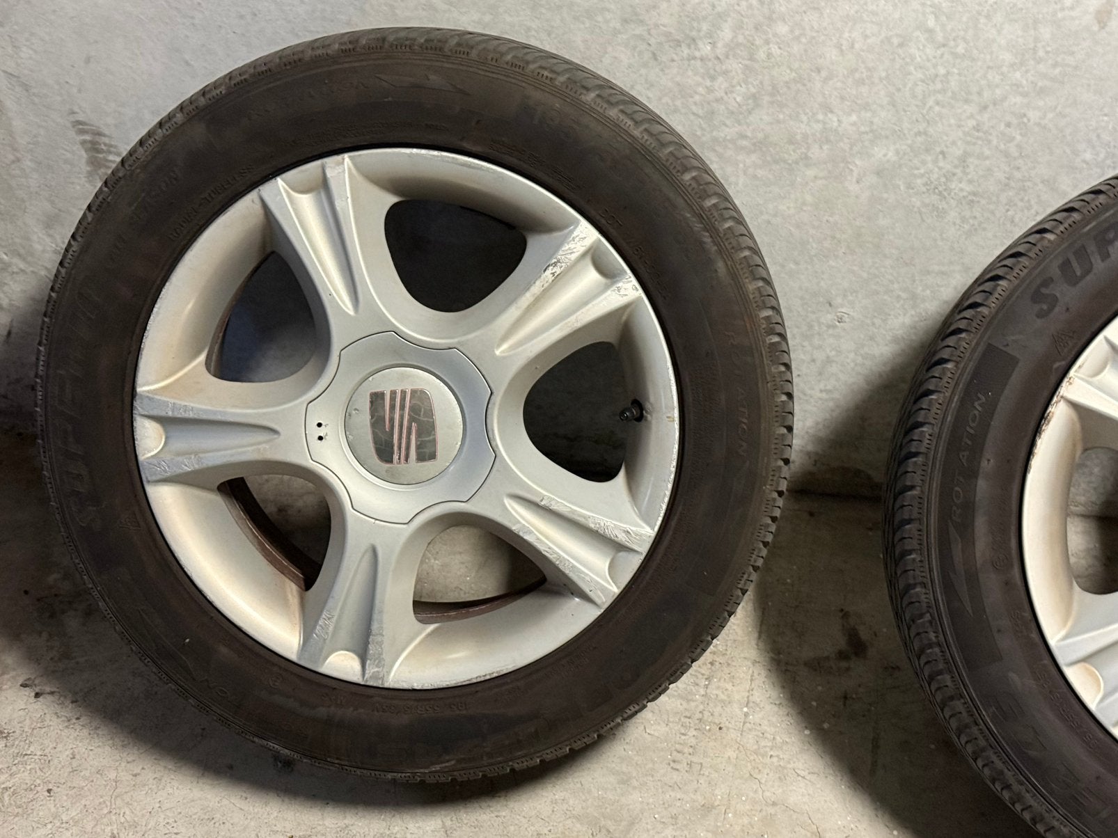3 wielen + banden SEAT IBIZA 15' Het hele seizoen, Auto-onderdelen, Banden en Velgen, Ophalen, Velg(en)