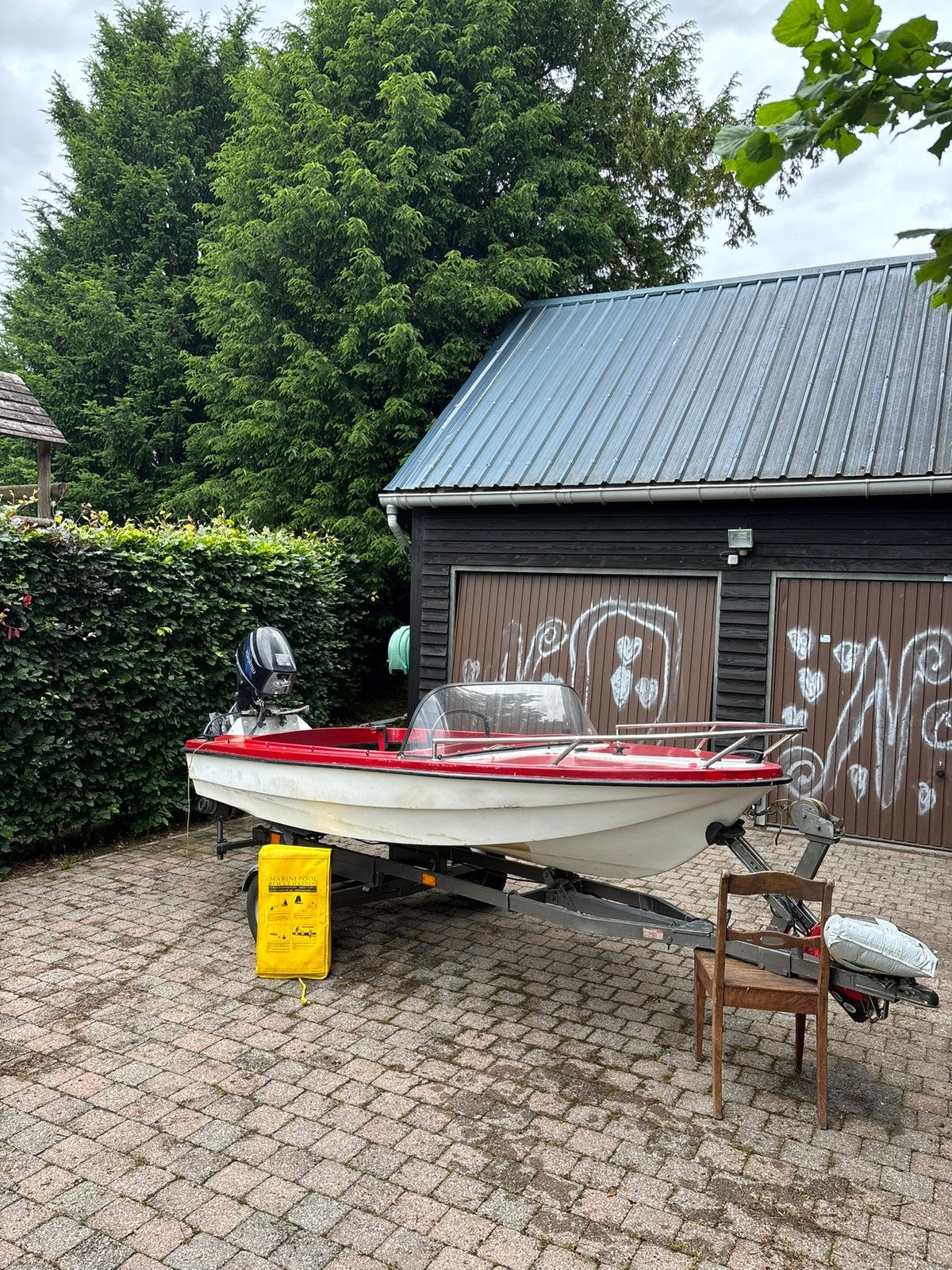 Bateau 4 places sans permis 9.9cv, Watersport en Boten, Ophalen