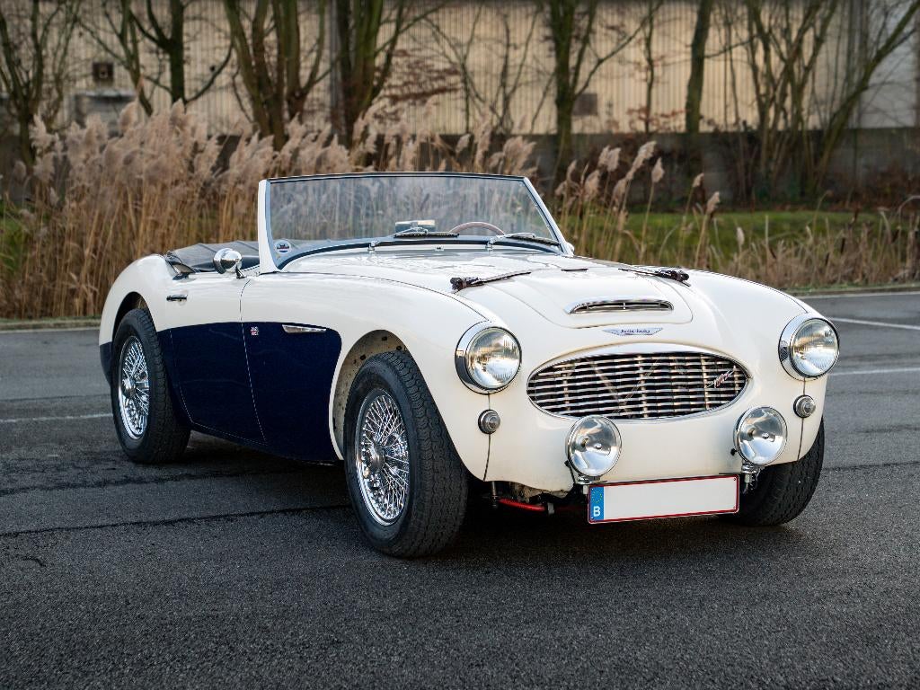 Austin Healey 100/6 1957, Cuir, Achat, Boîte manuelle, Noir