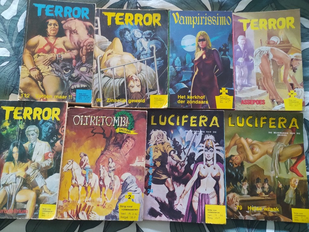 lucifera/oltretomba/terror...., Ophalen of Verzenden, Gelezen