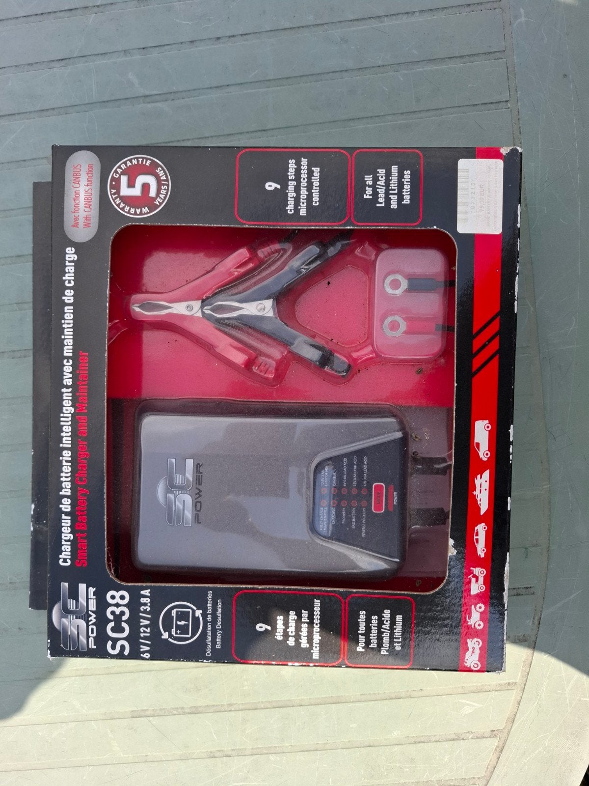 batterij lader, Ophalen