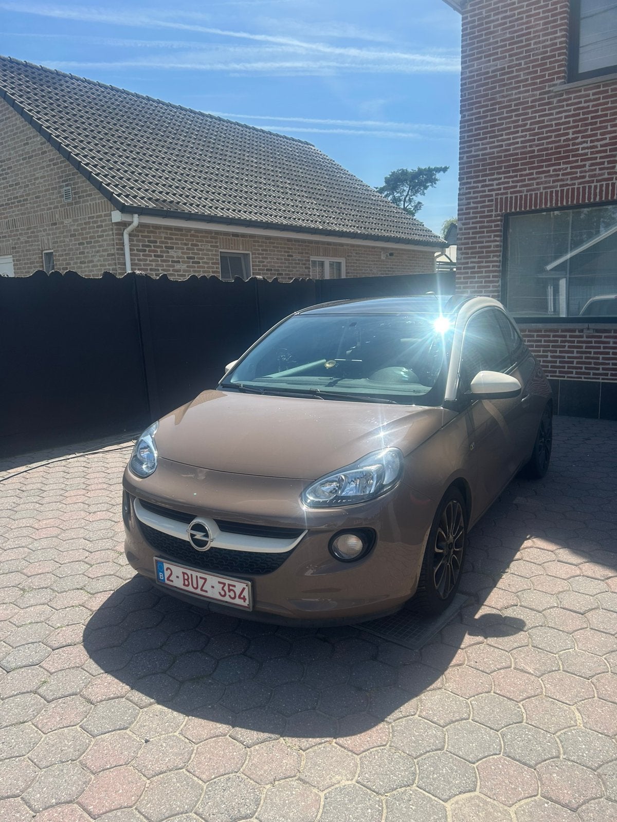 Bruine Opel Adam, Autos, Opel, Euro 5, Boîte manuelle, Particulier, Brun