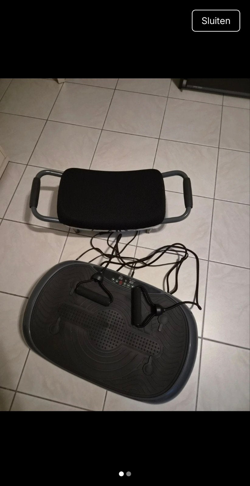 Tunturi trilplaat met accessoires, Ophalen, Nieuw