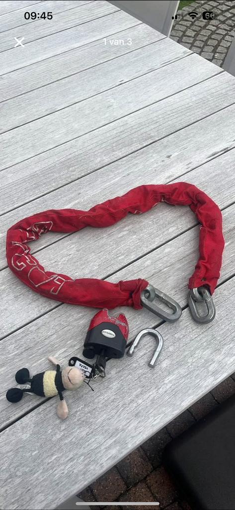 Slot voor brommer en/of fiets, Ophalen, Gebruikt