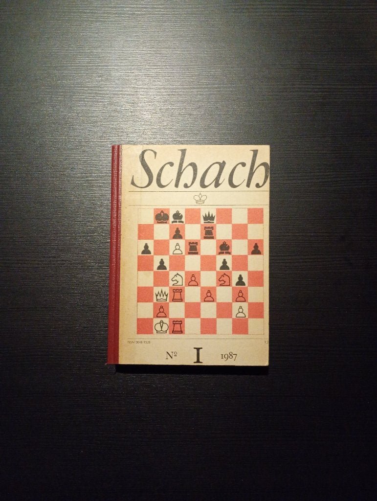 Schach 1 1987, Hobby en Vrije tijd, Ophalen of Verzenden, Minder dan 500 stukjes, Zo goed als nieuw, Schaken