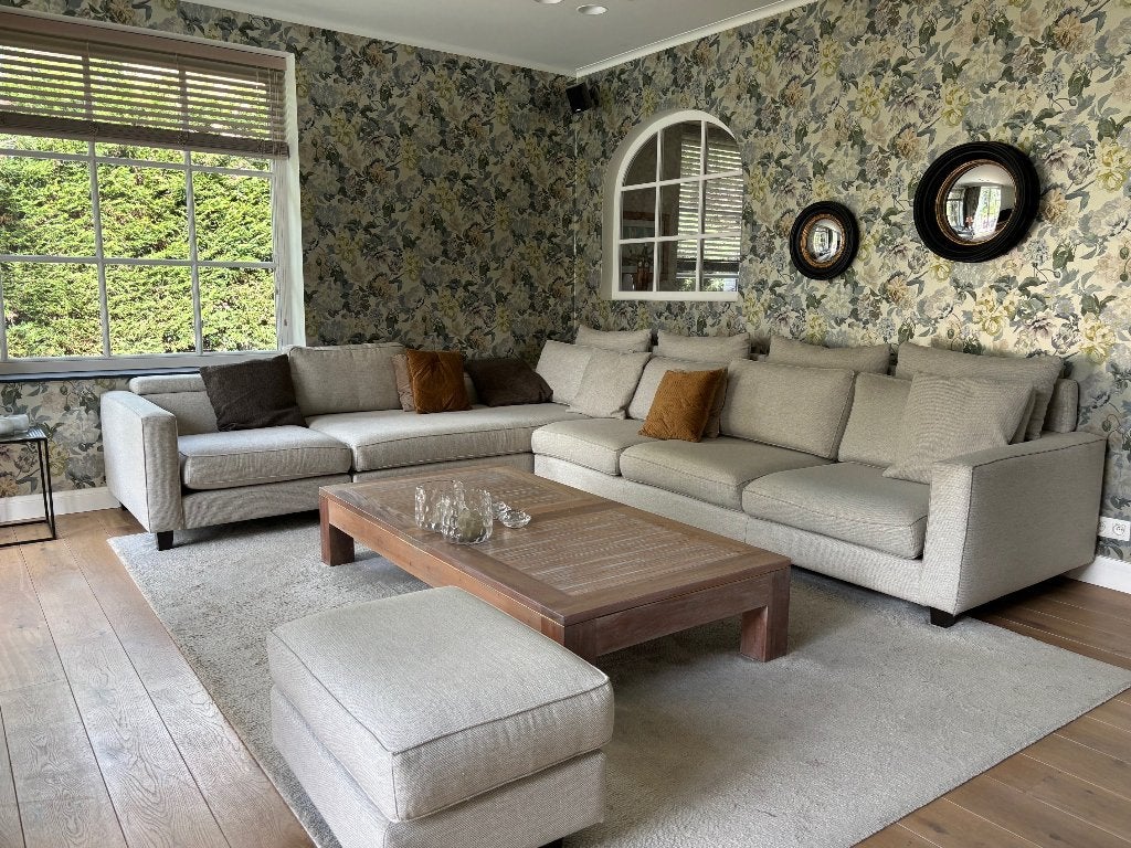 salon, Enlèvement, Utilisé, Tissus, Tijdloos modern