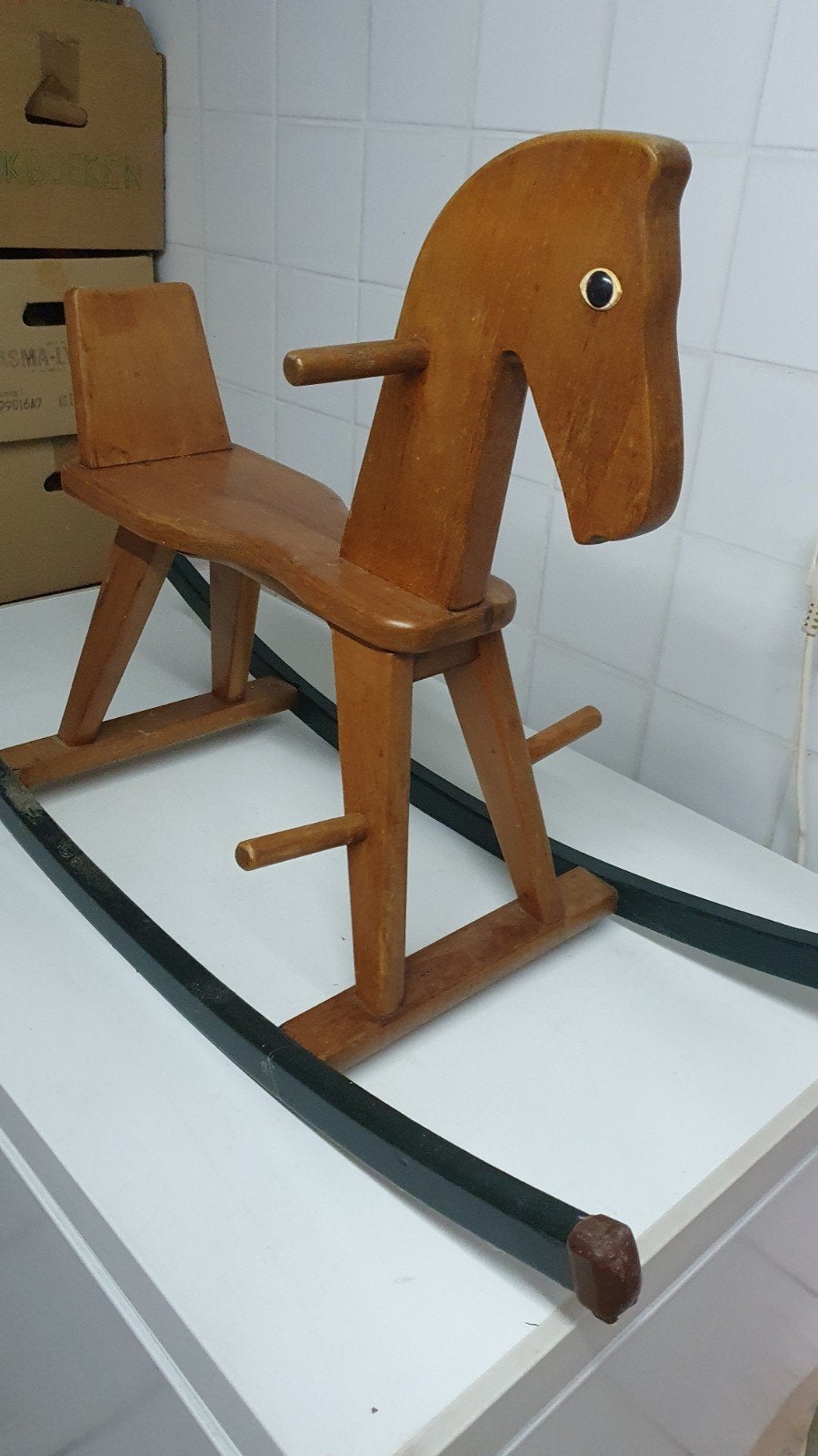 Cheval à bascule en bois Vinted, Enlèvement, Utilisé