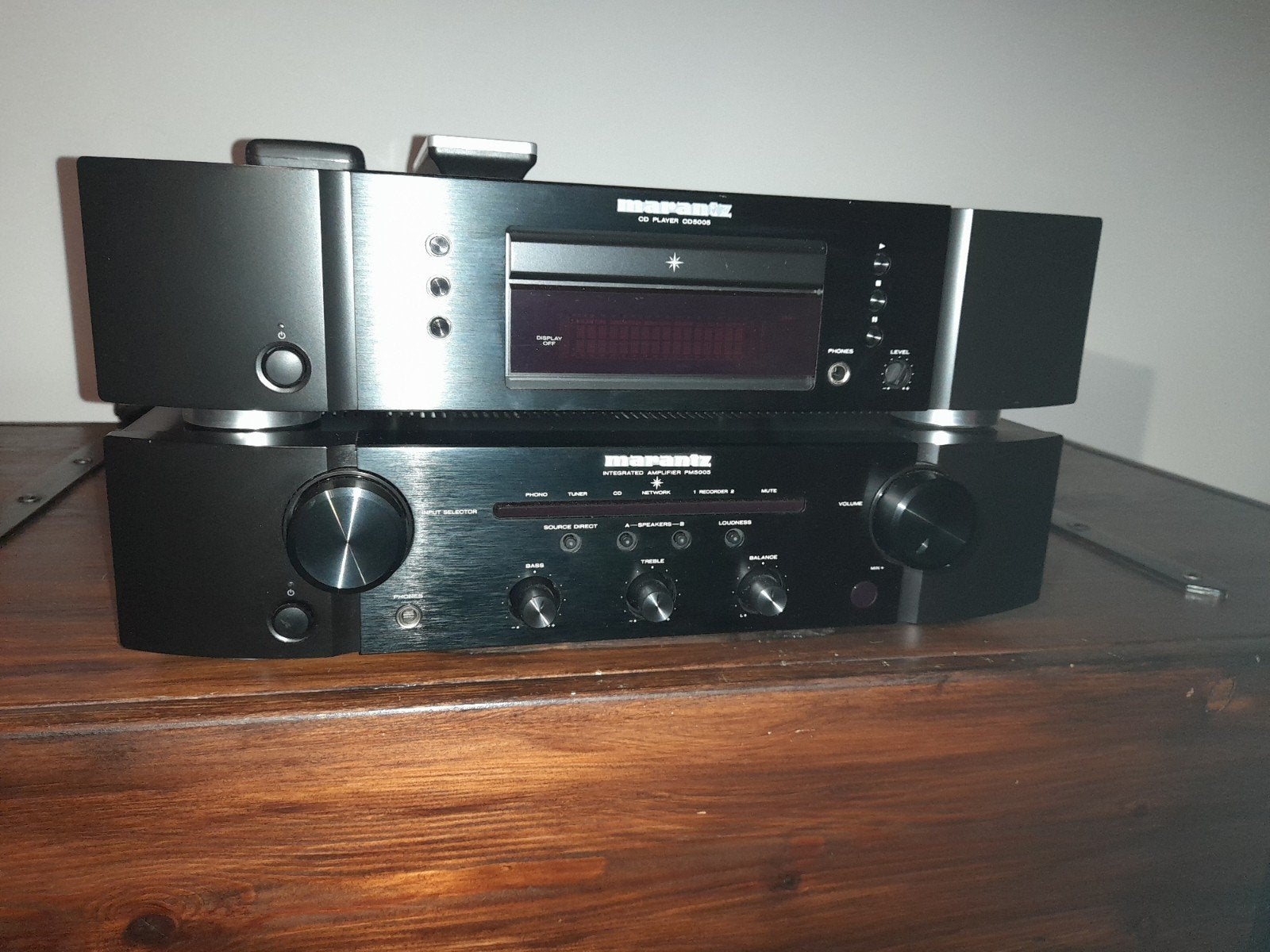 MARANTZ  ampli PM5005 et lecteur CD CD5005, Audio, Tv en Foto, Ophalen, Gebruikt, Cd-speler, Overige merken