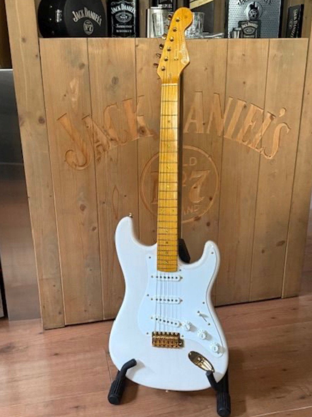 Stratocaster custom” Mary Kay Tribute” top gitaar lees !, Muziek en Instrumenten, Snaarinstrumenten | Gitaren | Elektrisch, Zo goed als nieuw