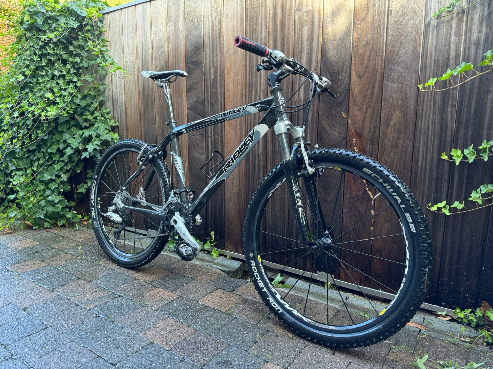 Ridley carbon mountainbike – Shimano XT – zeer nette staat, Vélos & Vélomoteurs, Frein sur jante, 49 à 53 cm, Enlèvement, Utilisé