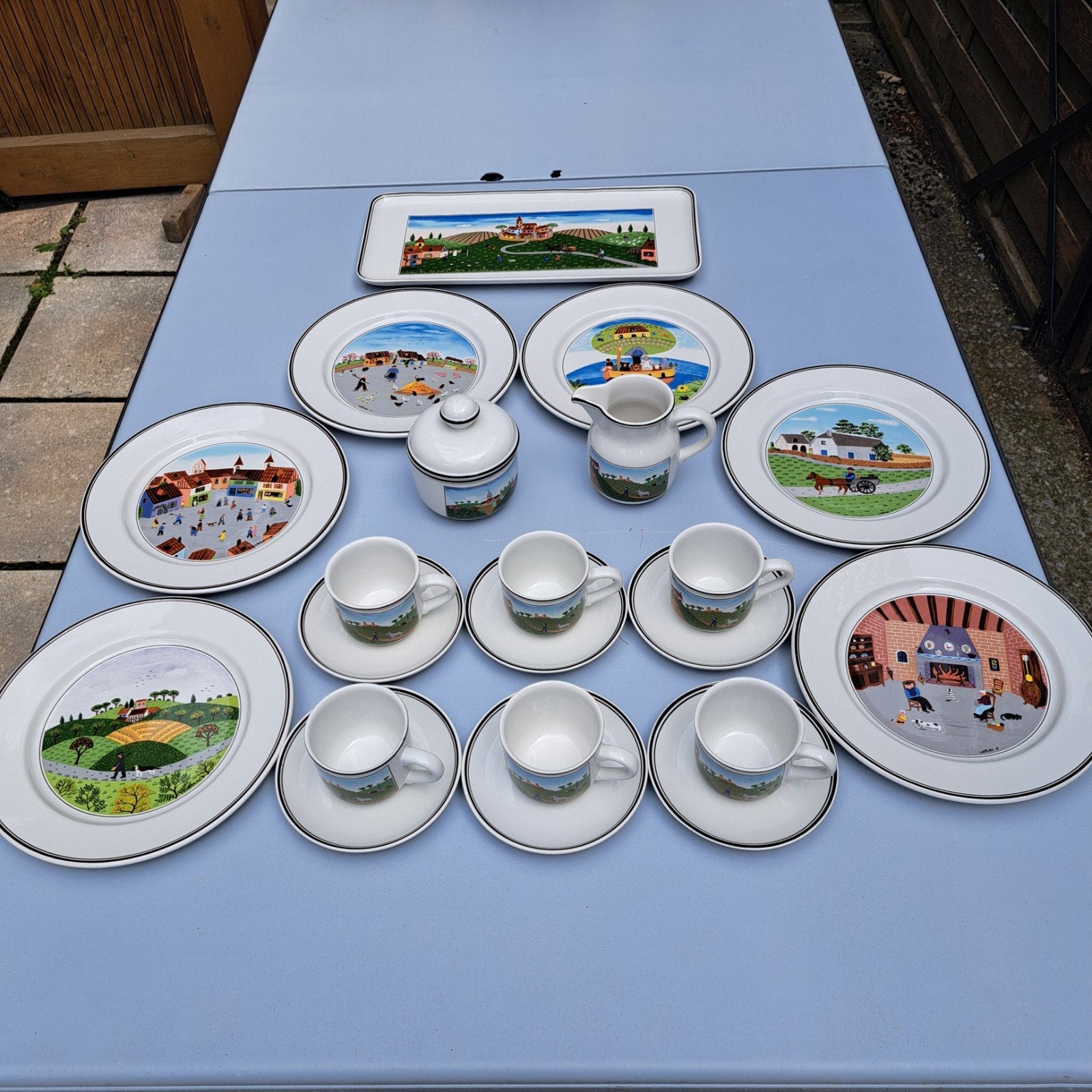 Villeroy&Boch Naïeve inrichting, Antiek en Kunst, Ophalen of Verzenden