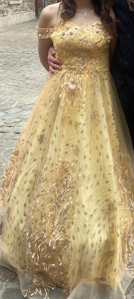 Robe princesse, Kleding | Dames, Carnavalskleding en Feestkleding, Ophalen, Zo goed als nieuw, Kleding