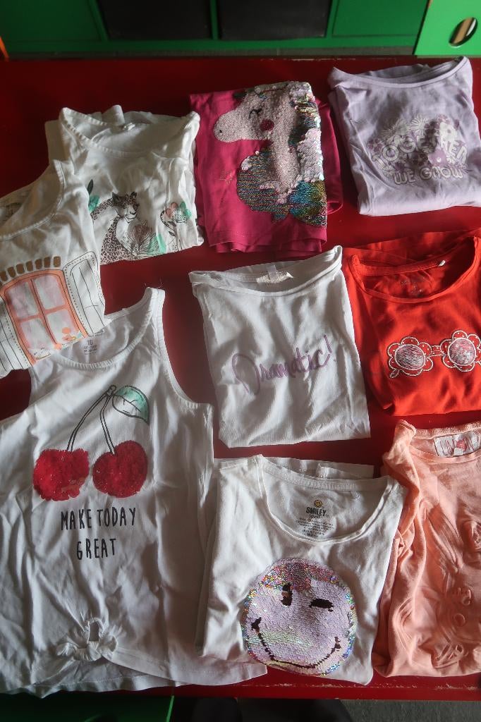 t-shirts 10 jaar lot pakket, Kinderen en Baby's, Kinderkleding | Maat 140, Ophalen of Verzenden, Gebruikt, Jongen of Meisje, Shirt of Longsleeve