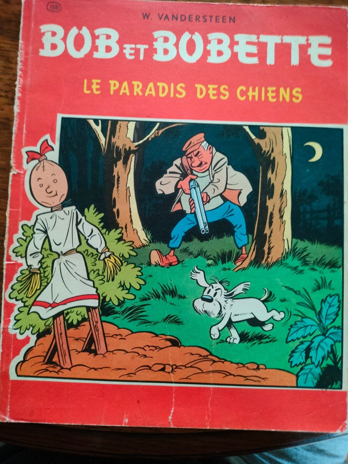 Bob et Bobette 36 Le paradis des chiens, Livres, Enlèvement ou Envoi, Willy Vandersteen, Une BD, Utilisé