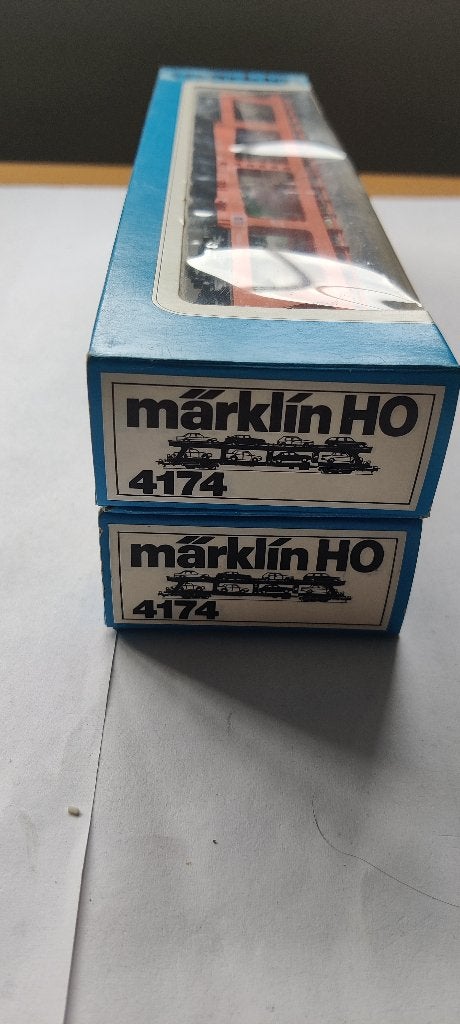 Märklin 4174 autotransportwagens ÖBB, Enlèvement ou Envoi, Courant alternatif, Wagon, Comme neuf