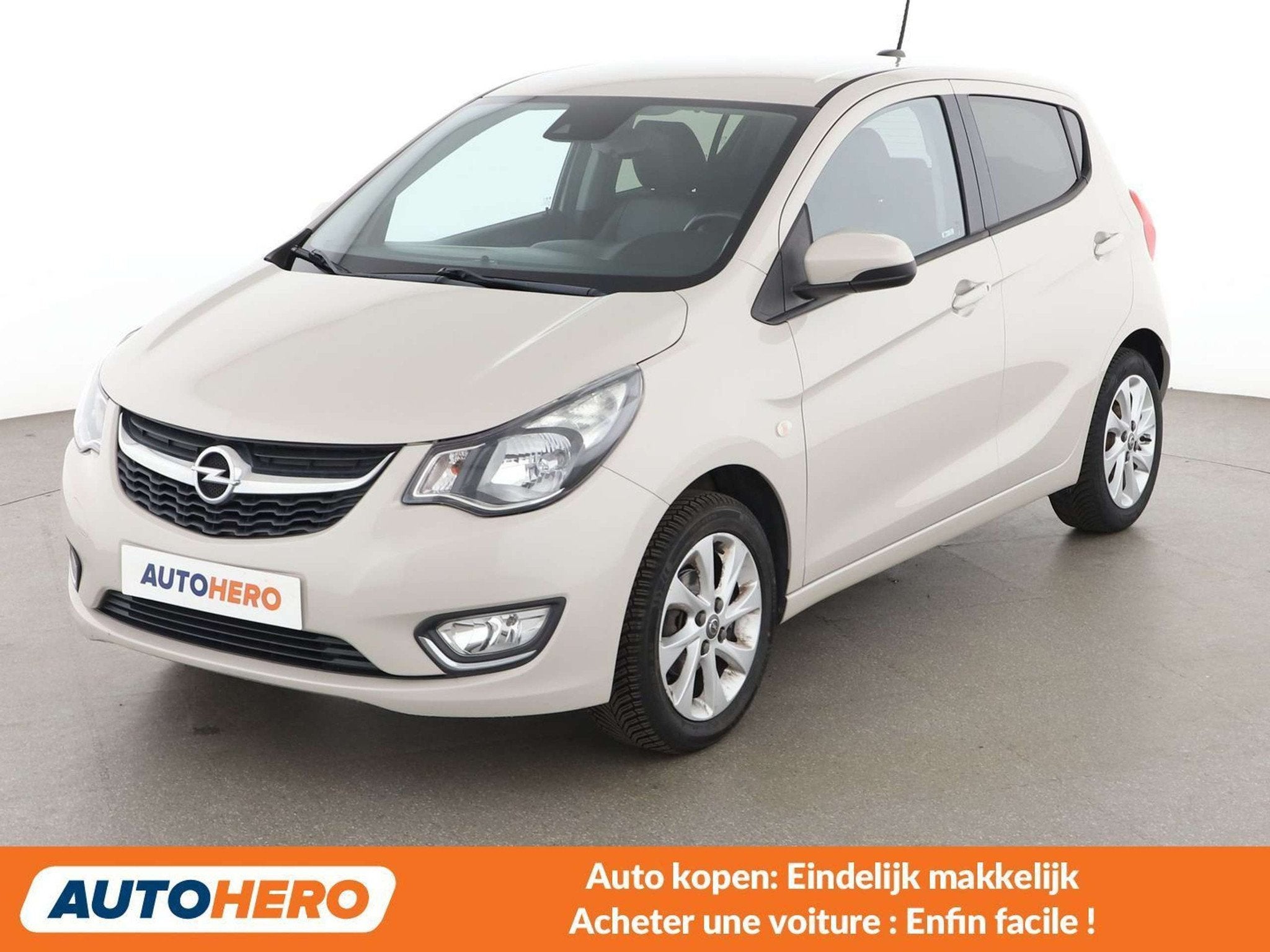 Opel KARL 1.0 Exklusiv (année de construction 2016), Autos, Argent ou Gris, Achat, 939 kg, Noir