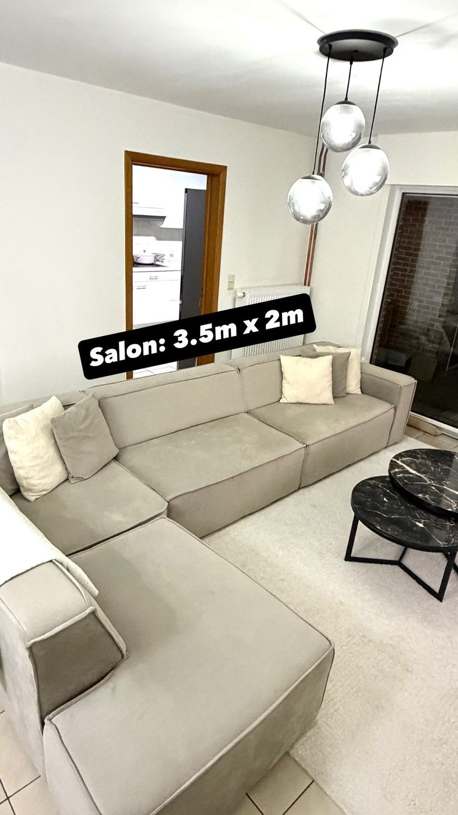 Set de salon à vendre., Maison & Meubles, Enlèvement, Utilisé, Tissus