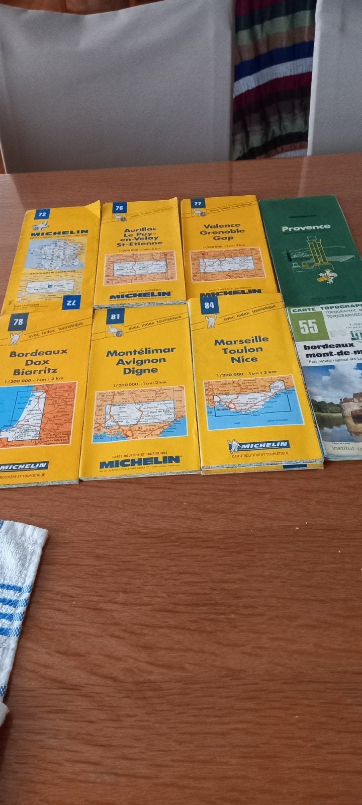 Lot van 8 origine vintage Michelin, Ophalen