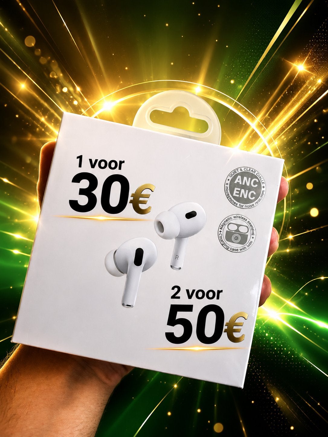 Draadloze Bluetooth Oordopjes met ANC, Telecommunicatie, Ophalen, Nieuw, Bluetooth
