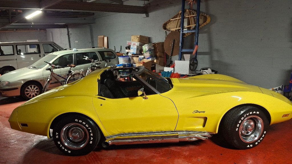 corvette c3, Automaat, Zwart, Chevrolet, Leder en Stof