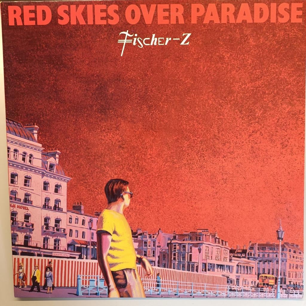 Lp Fischer-Z - Red Skies Over Paradise, Ophalen