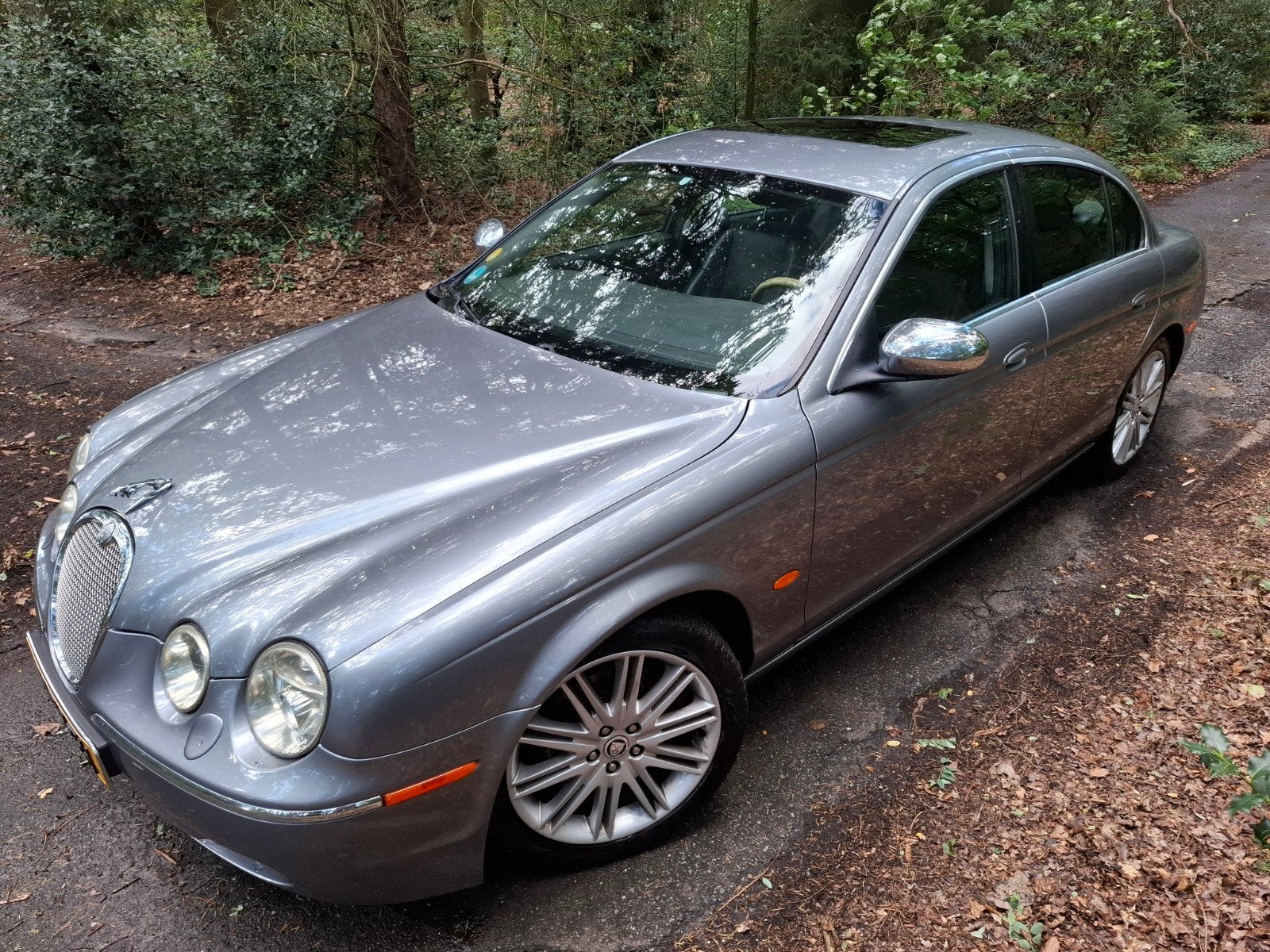 Jaguar S-Type 2.7 Diesel Keurige Staat!, Auto's, Jaguar, Automaat, 4 deurs, Zwart, Leder