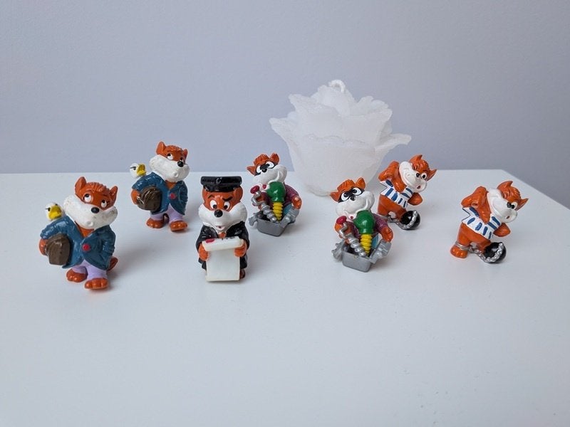 œuf surprise - figurines Kinder renards, Collections, Œufs à surprise, Enlèvement, Utilisé, Figurines