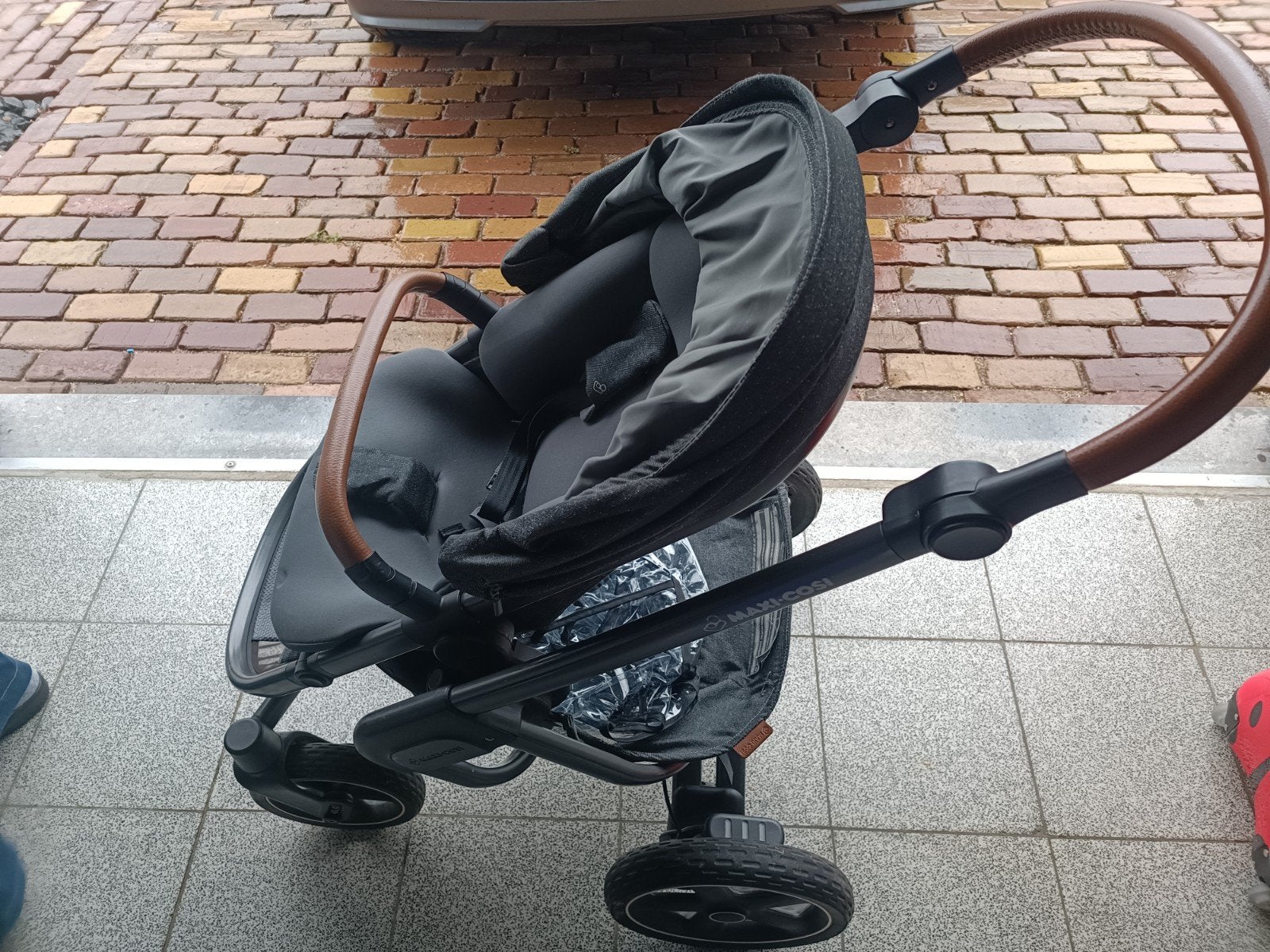 kinderwagen 3 in 1, Ophalen, Maxi-Cosi, Regenhoes