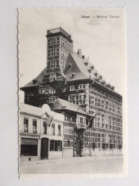Oude Postkaart Liège. Maison Curtius, Verzamelen, Ophalen, 1920 tot 1940, Ongelopen, Luik