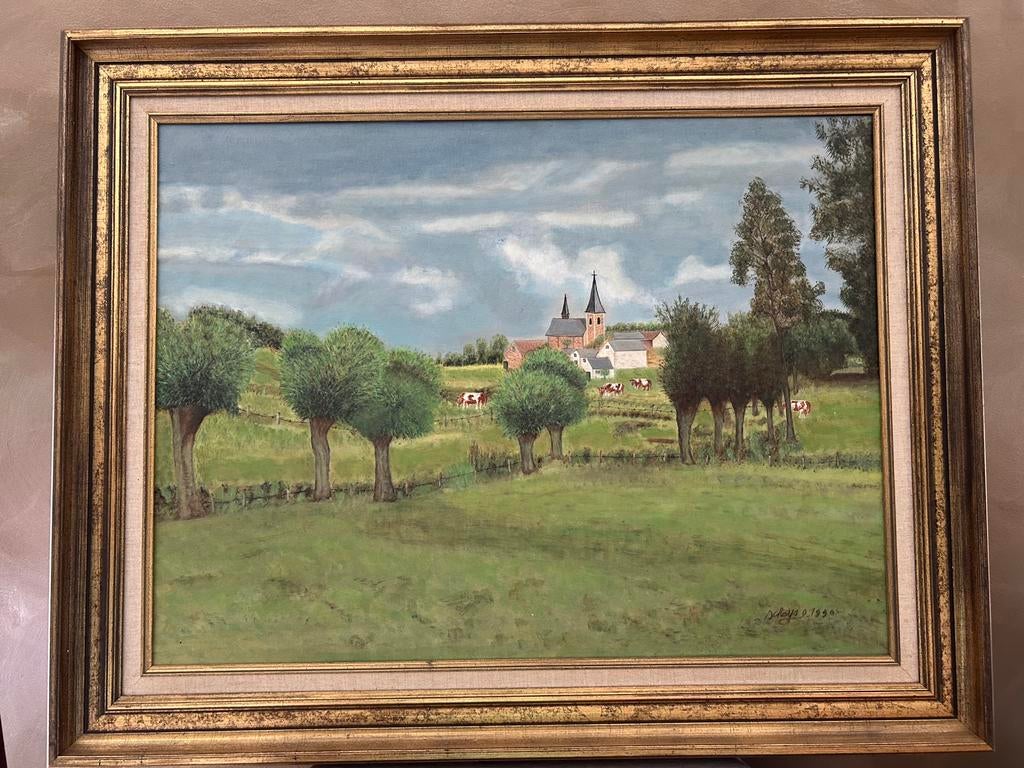 Schilderij van Scheys 1990, Antiek en Kunst, Ophalen