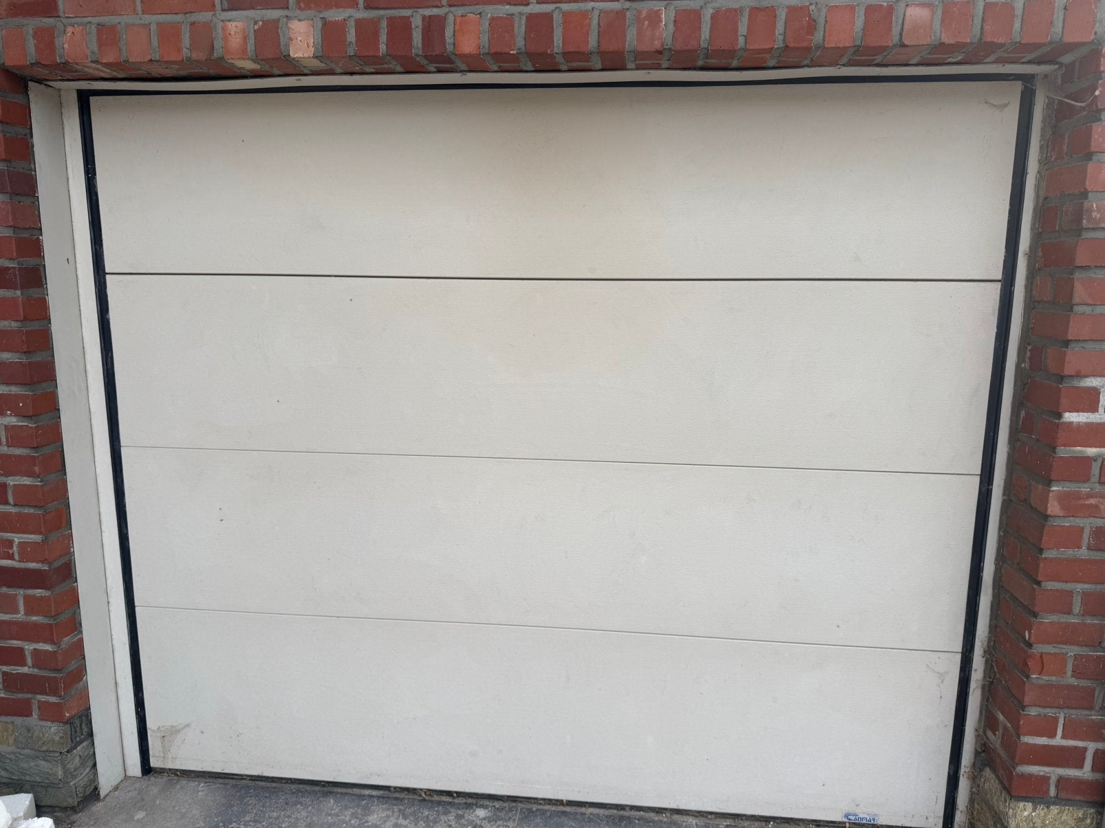 Geautomatiseerde Sectionaalpoort te koop, Doe-het-zelf en Bouw, Ophalen, Gebruikt, 200 cm of meer, 200 cm of meer