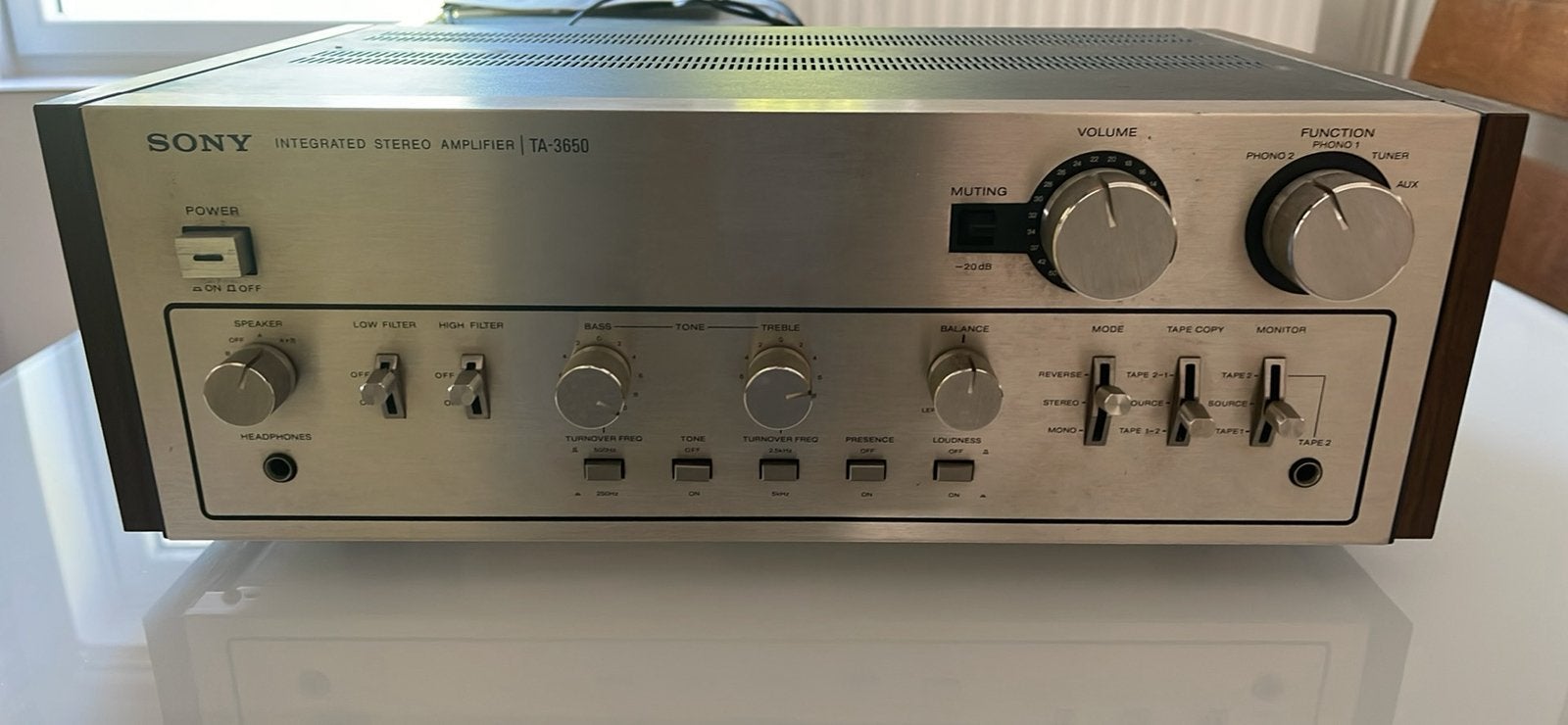 Amplificateur Vintage Sony TA-3650 (1976-1979) – vintage, TV, Hi-fi & Vidéo, Moins de 60 watts, Enlèvement, Sony, Stéréo