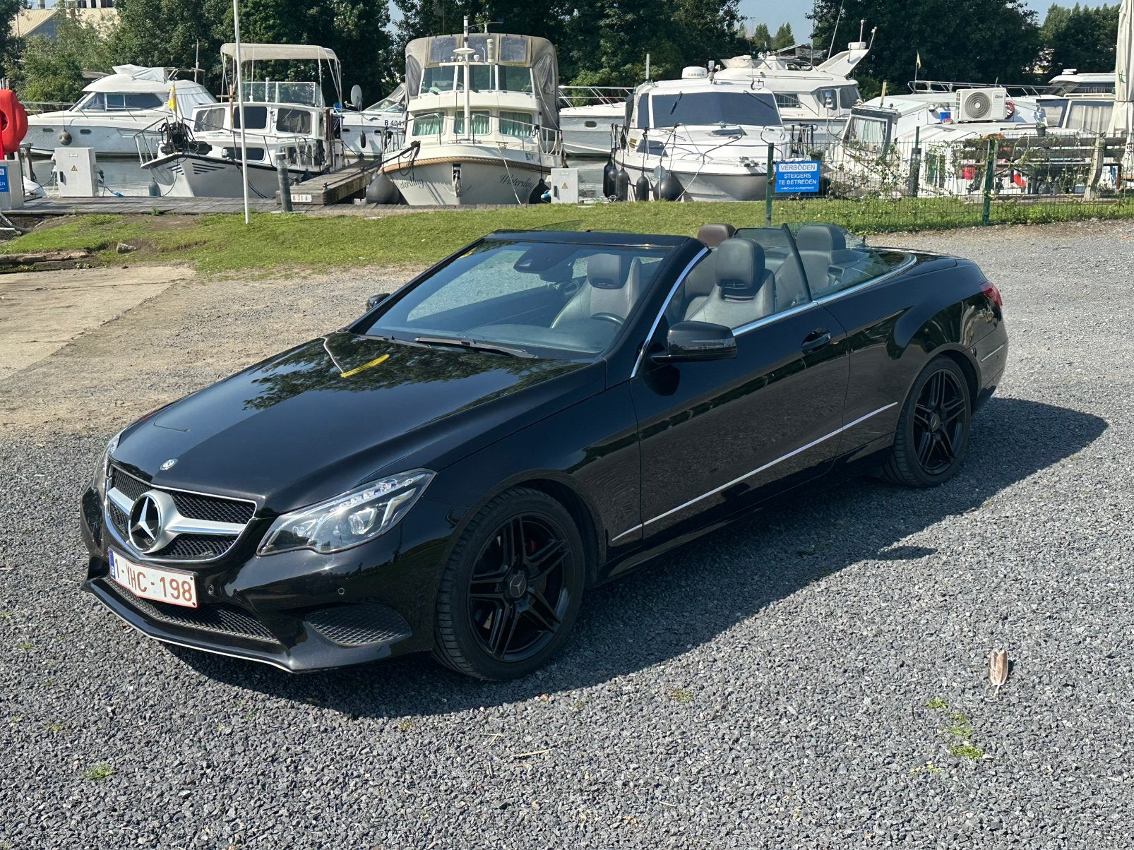Mercedes e200 cabrio, Auto's, Automaat, Zwart, Particulier, Te koop