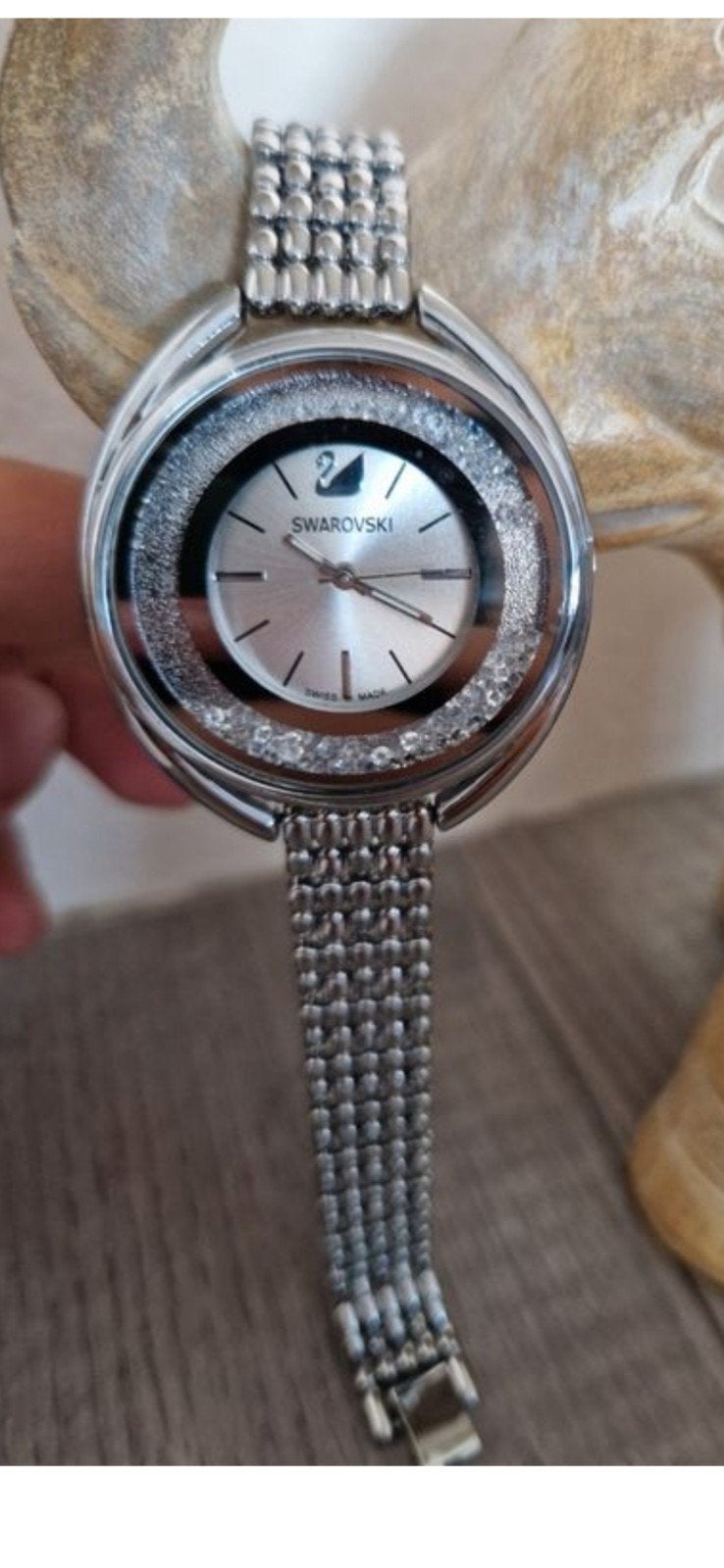 swarovski, Enlèvement ou Envoi, Comme neuf, Argent, Autres matériaux