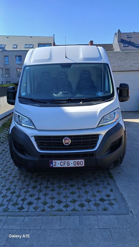 Fiat ducato Maxi L3H2 CNG, Auto's, Bestelwagens en Lichte vracht, Voorwielaandrijving, Stof, 4 cilinders, Wit