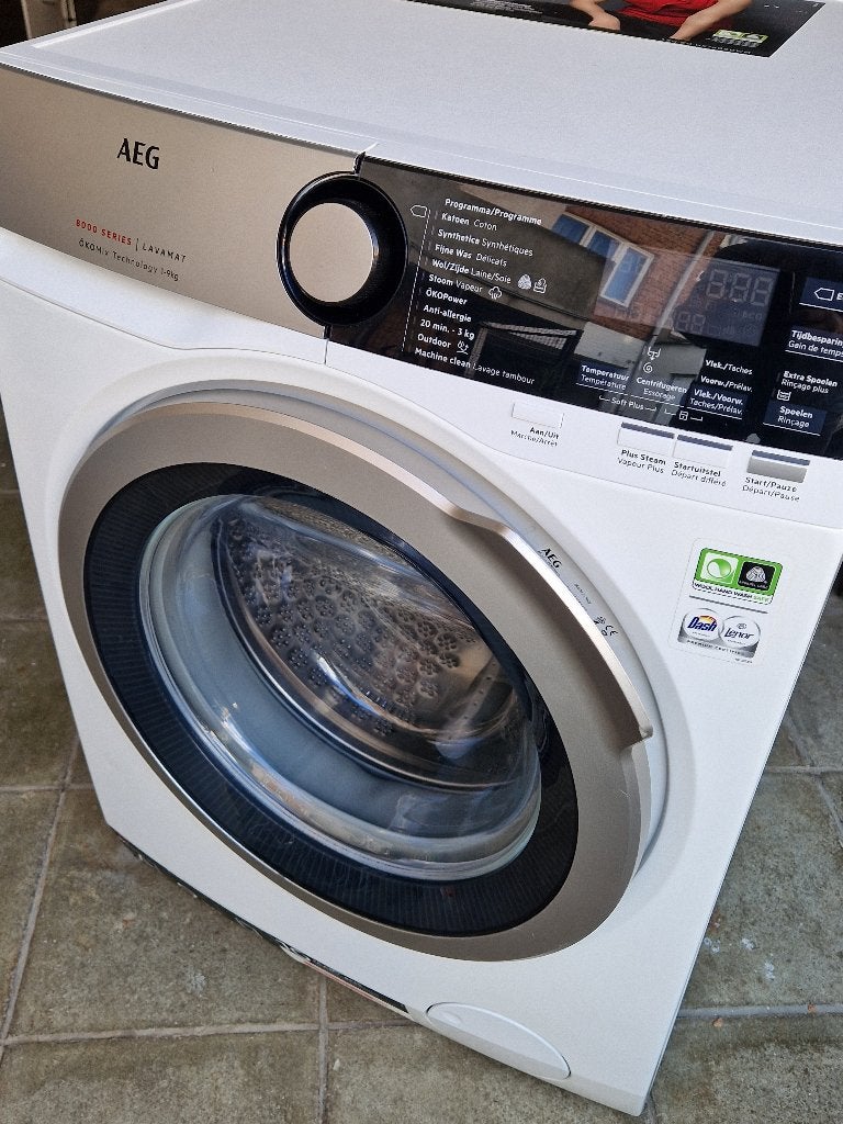 Machine à laver AEG 9kg A +++. 1600trs.  Série 8000, Enlèvement, Comme neuf, Chargeur frontal
