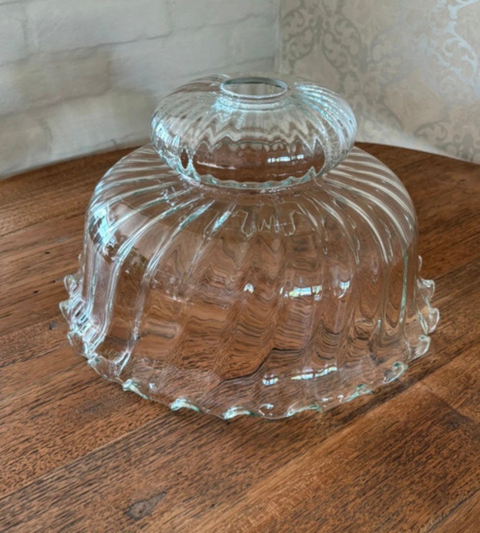 Grote glazen lampenkap, 31 cm, Enlèvement ou Envoi, Rond, Comme neuf