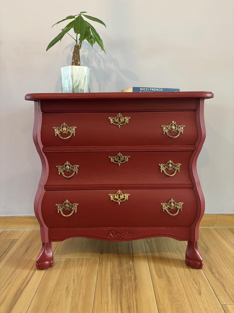 Buikkastje opgeknapt zgan, Maison & Meubles, Armoires | Commodes, Comme neuf, Moins de 100 cm, 50 à 100 cm, 25 à 50 cm, Chêne