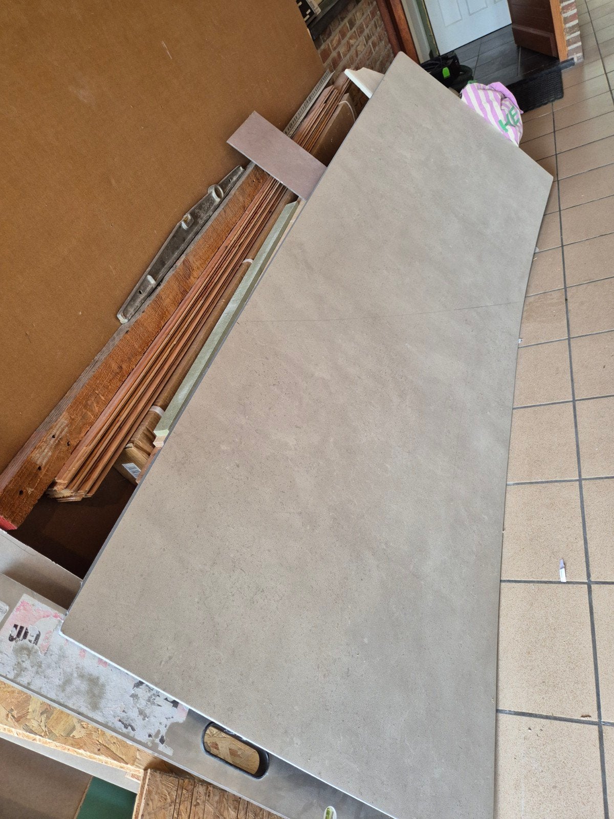 Wandpaneel douche / badkamer 90x260, Ophalen