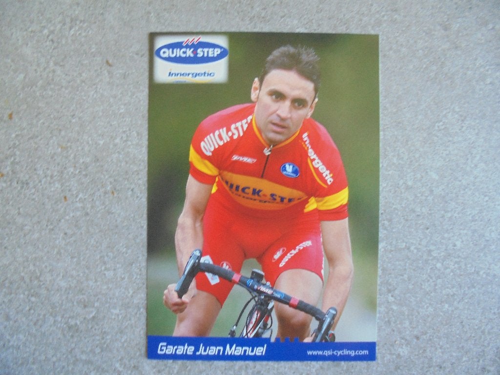 Wielerfoto Garate Juan Manuel, Envoi