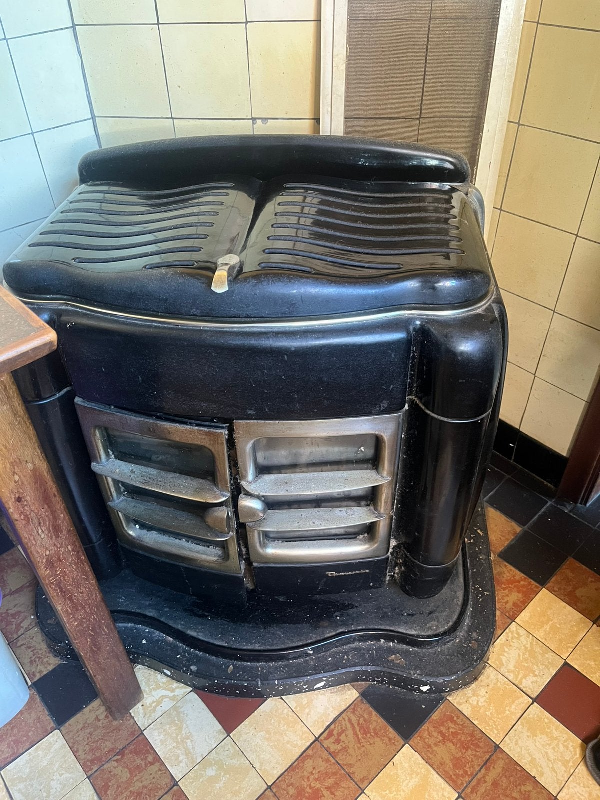 Oude kachel, Huis en Inrichting, Ophalen, Zo goed als nieuw