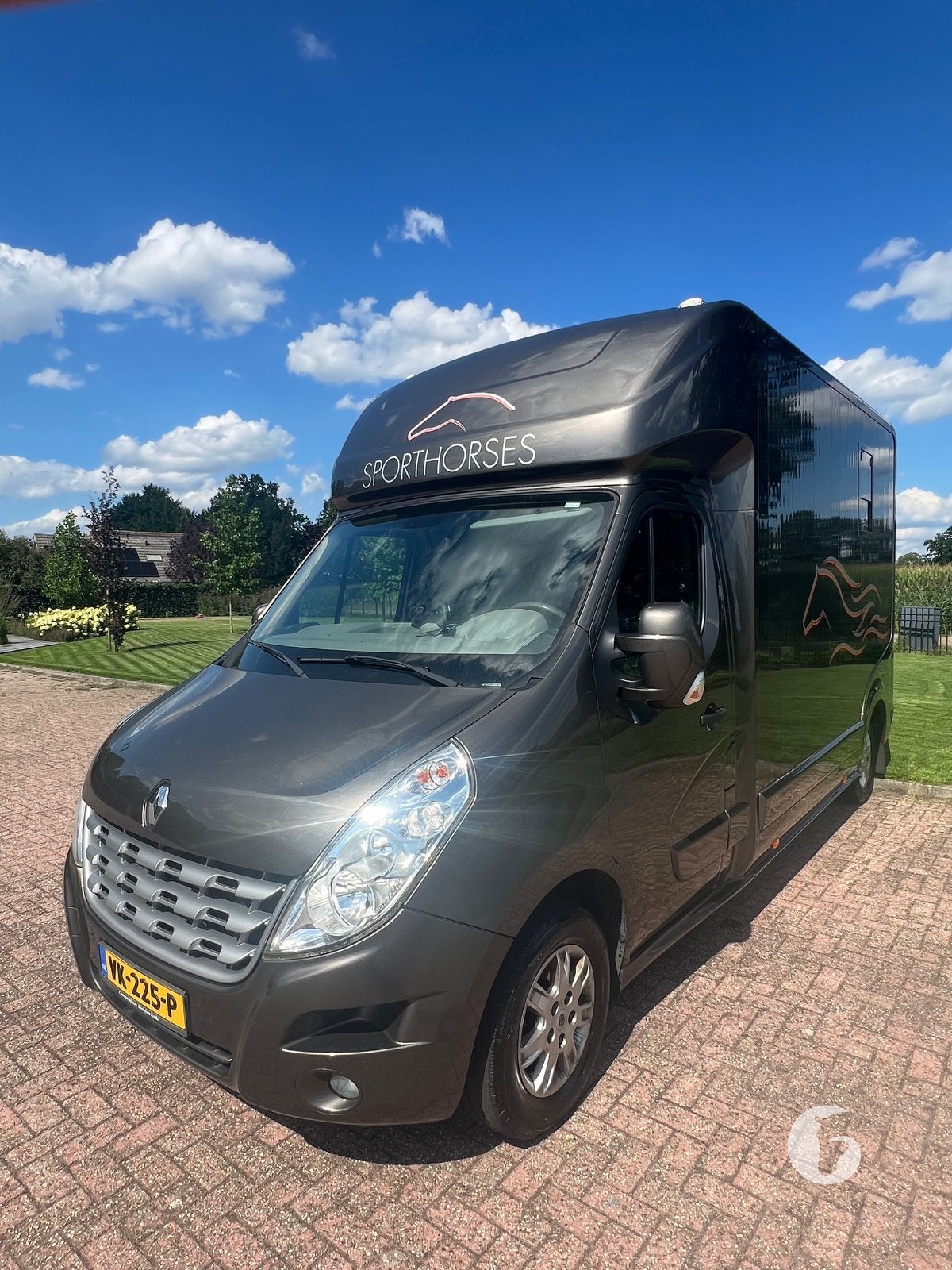Prachtige en luxe Roelofsen paardencamionette!, Enlèvement, Comme neuf, Aluminium, Remorque 2 chevaux