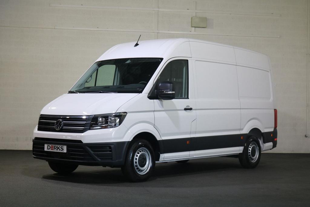 Volkswagen Crafter 2.0 TDI 177pk L3 H3 Automaat Airco Naviga, Auto's, Automaat, Parkeersensor, Wit, Diesel