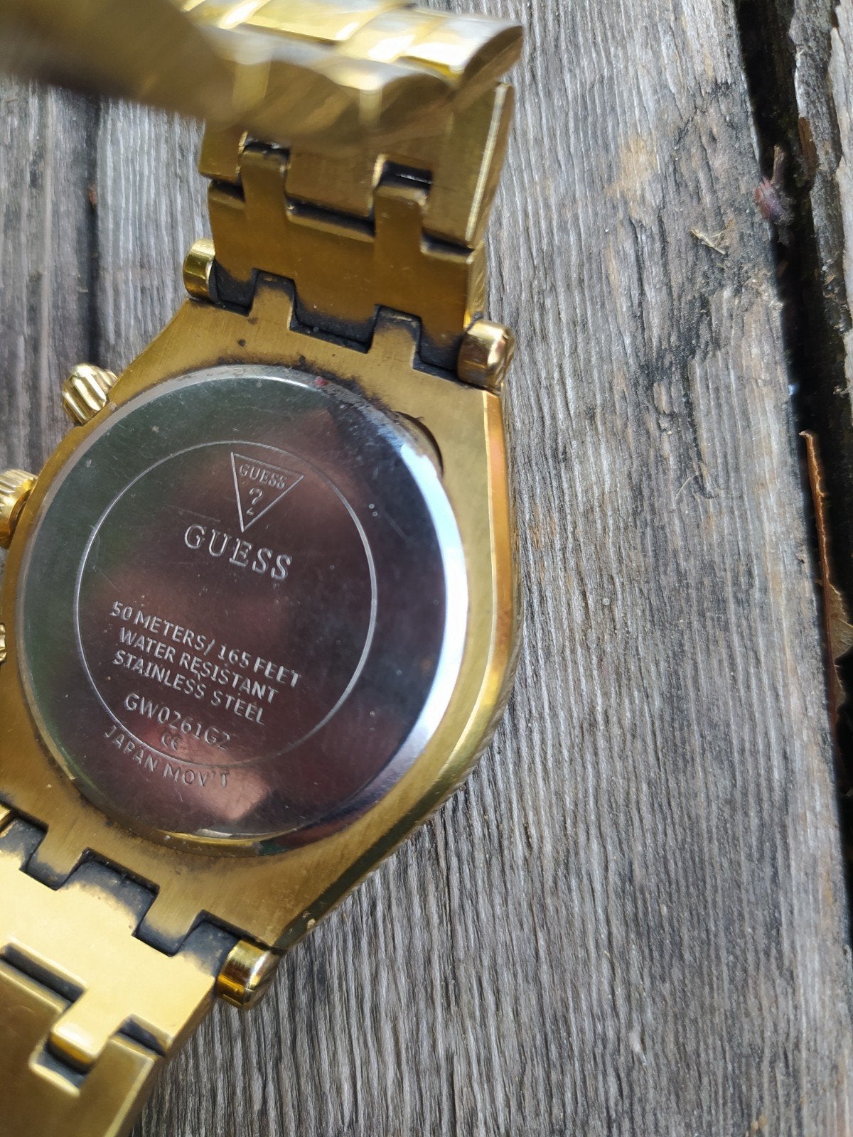 GUESS , HERENUURWERK , met certificaat , orig.prima staat, Handtassen en Accessoires, Ophalen of Verzenden