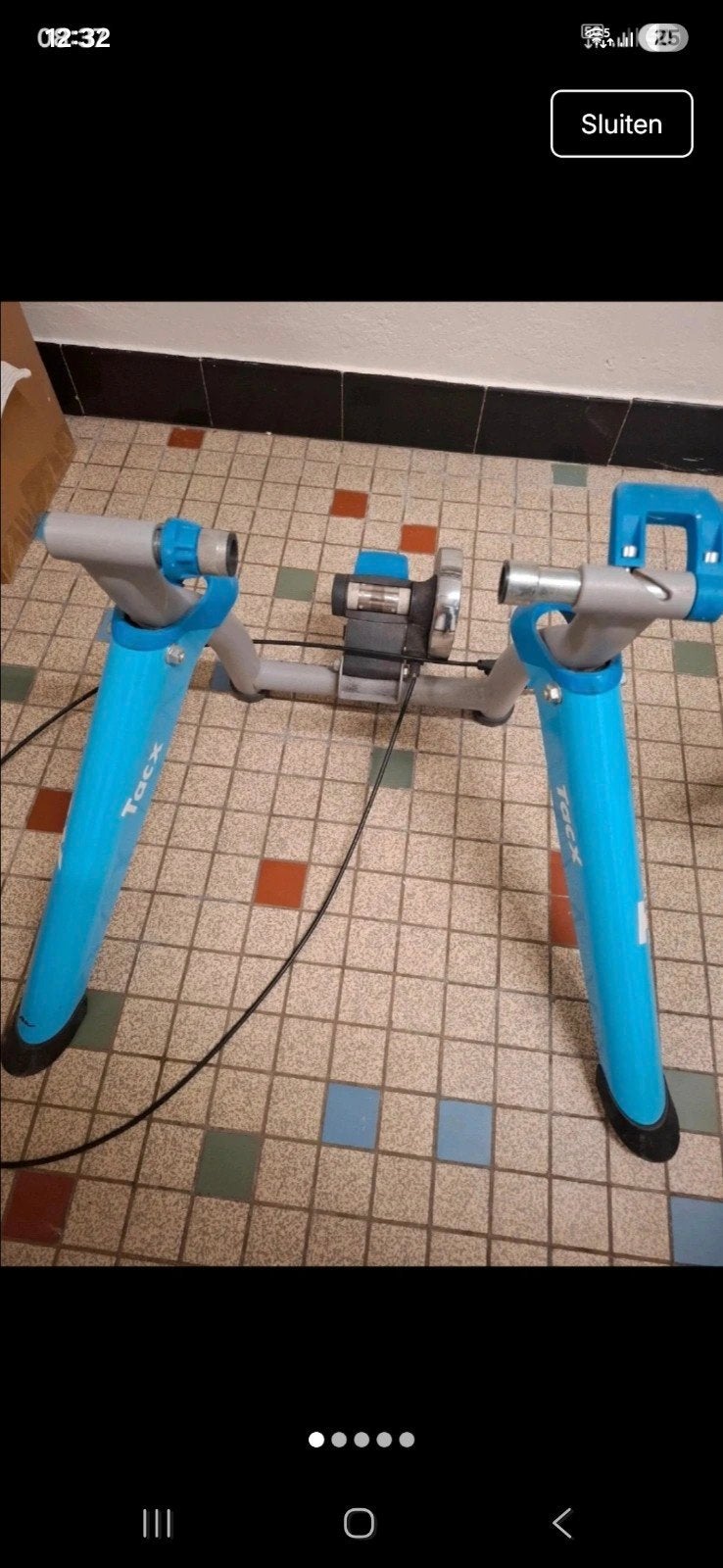 Tacx rollentrainer, Sports & Fitness, Enlèvement, Utilisé, Autres types