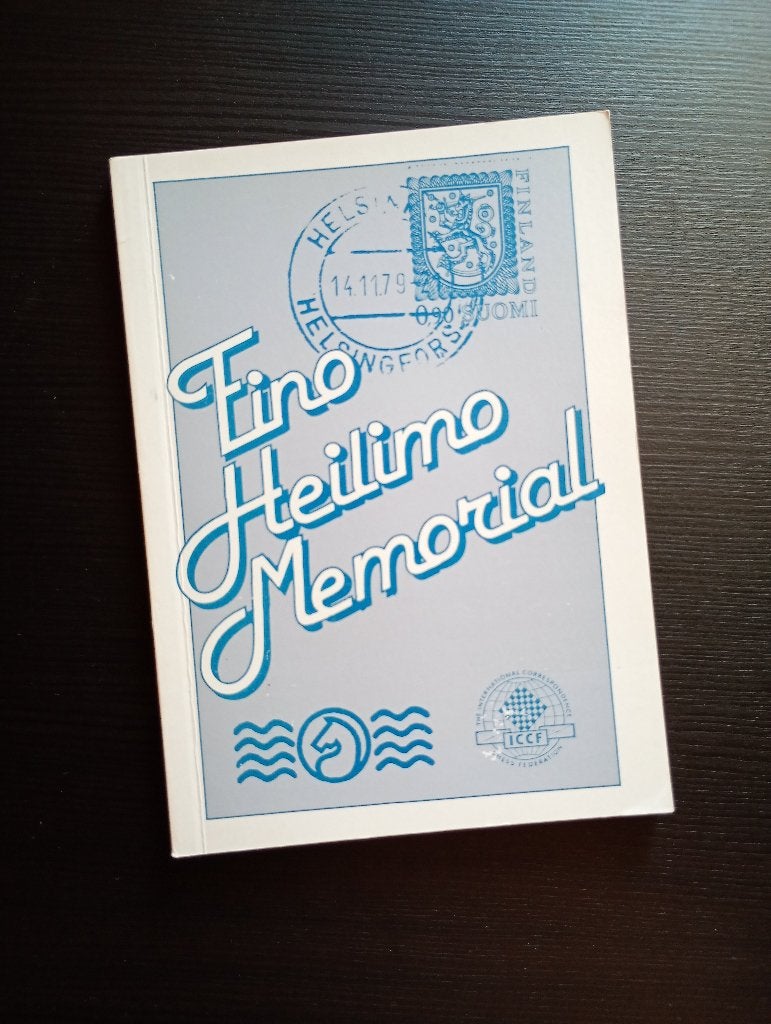 Fino Heilimo memorial 1989, Hobby en Vrije tijd, Ophalen of Verzenden, Minder dan 500 stukjes, Zo goed als nieuw, Schaken