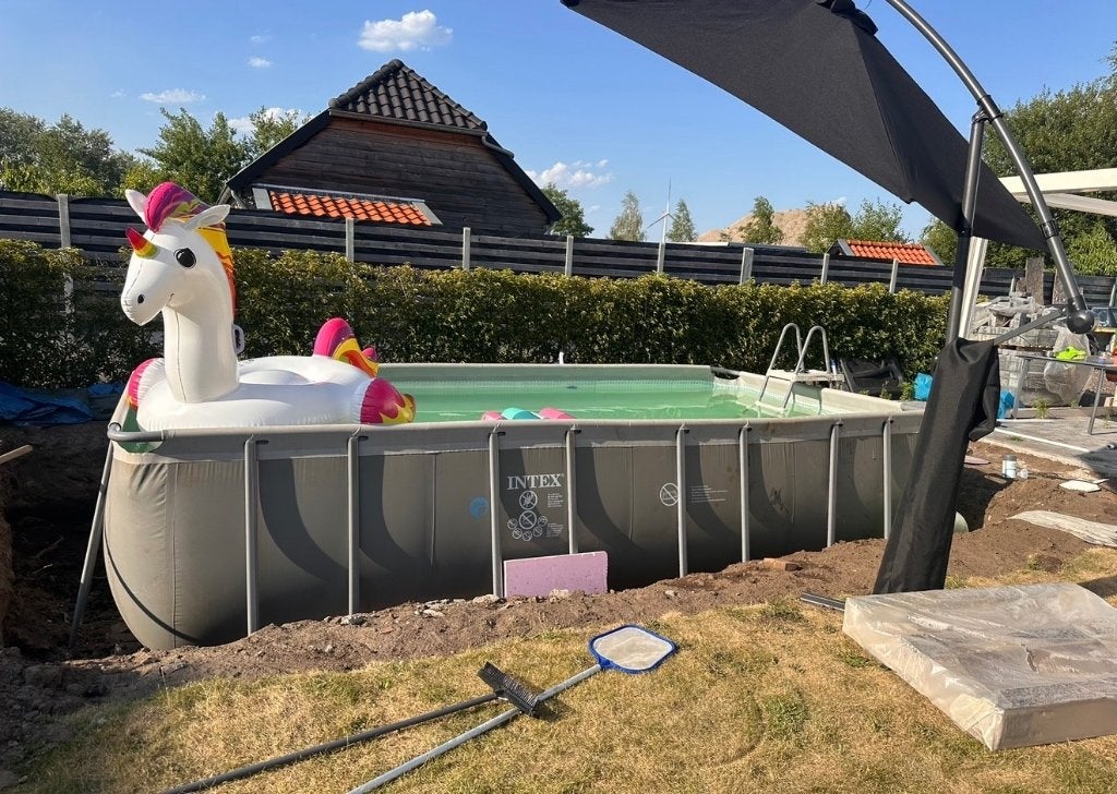 INTEX Zwembad, Gebruikt, 200 tot 300 cm, Rechthoekig, Ophalen